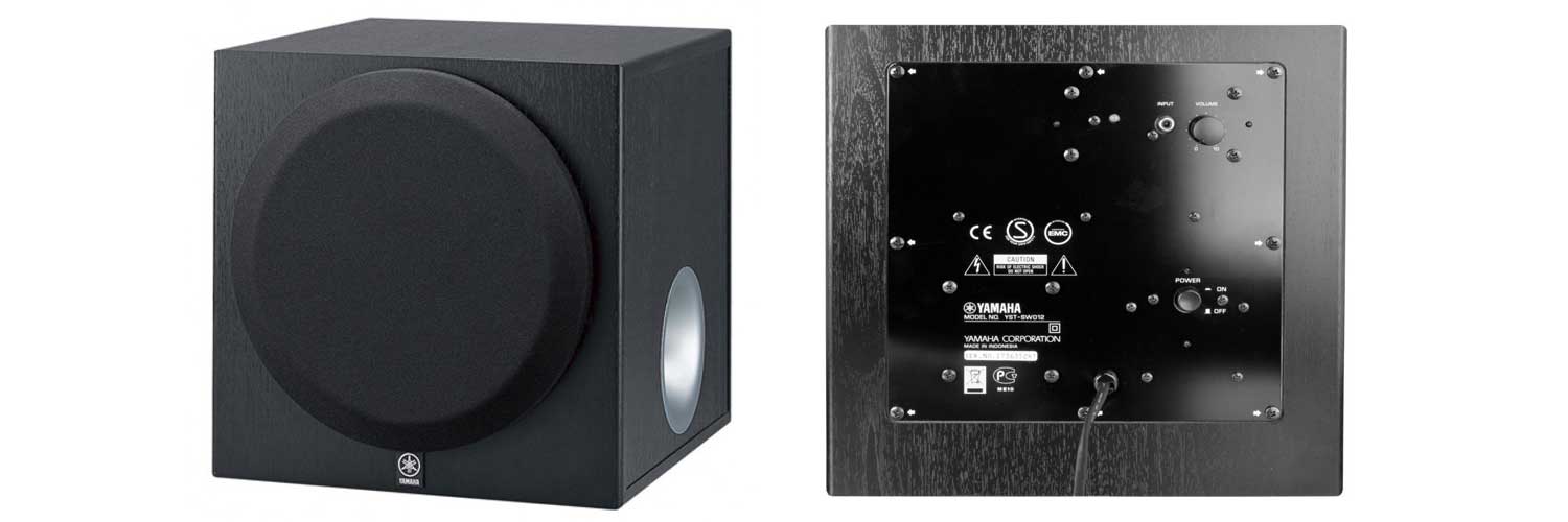 yamaha yst sw012, sw012 subwoofer, home theater subwoofer, home subwoofer, 8 inch subwoofer